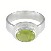 Araya Luxurious Green Solitaire Ring Peridot Green
